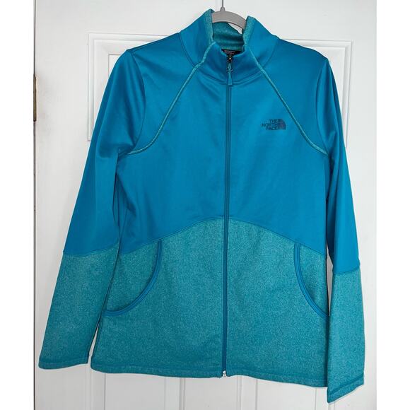 North Face Teal Zip-Up Jacket - Size Large - Picture 1 of 5